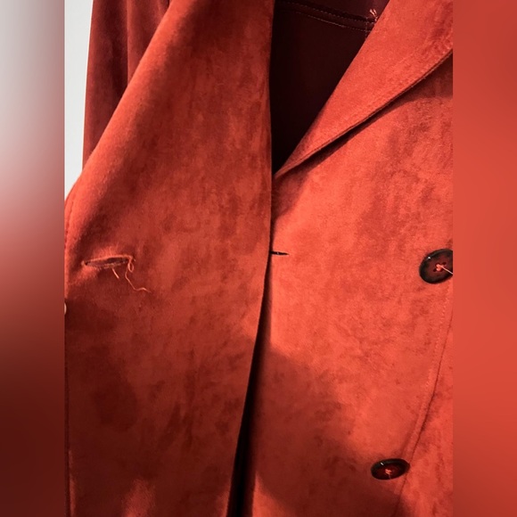 Sfera Collection Vibrant Orange Trench Coat - Picture 9 of 10